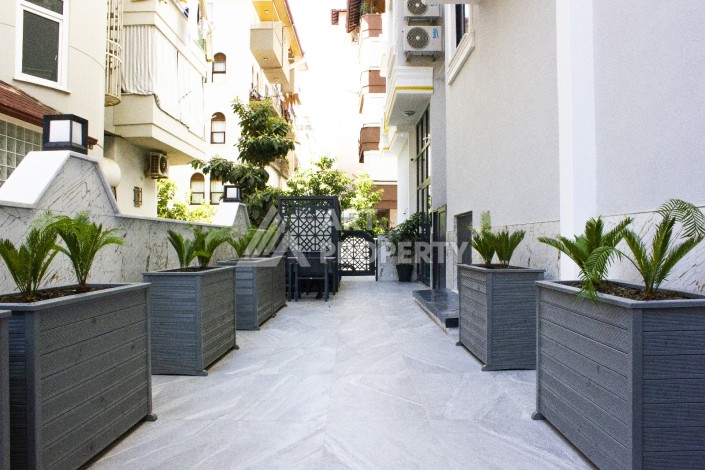 Две квартиры 1+1 в шаговой доступности от пляжа Клеопатры, 50 кв.м. - Ракурс 7