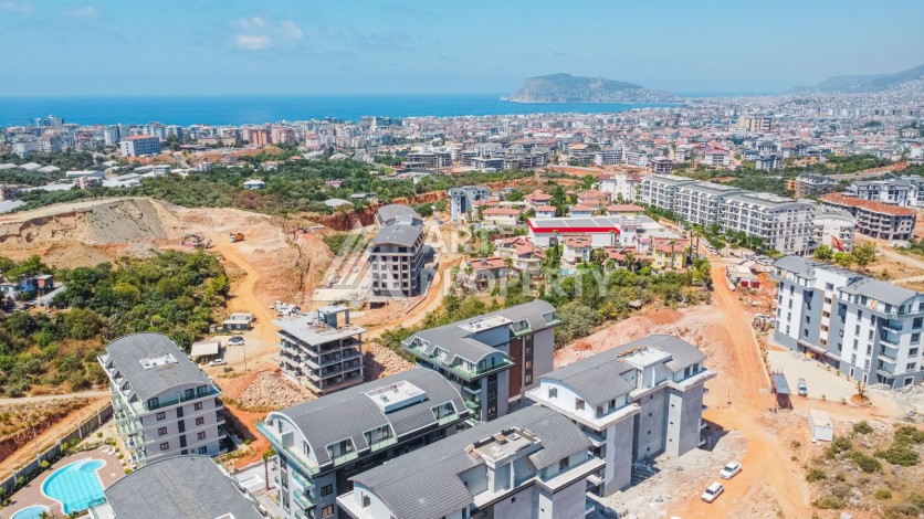 Квартира 1+1 в престижной резиденции, 50 кв.м. Оба, Алания - Ракурс 10