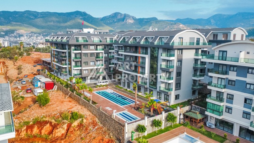 Квартира 1+1 в престижной резиденции, 50 кв.м. Оба, Алания - Ракурс 21