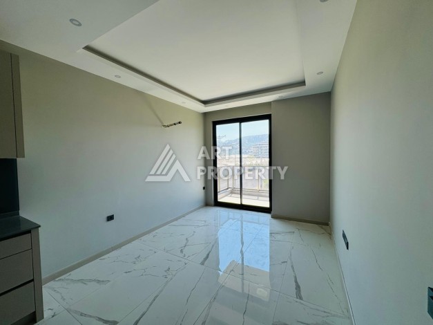 Готовая к проживанию квартира 1+1 с рассрочкой, 50 кв.м. Каргыджак, Алания - Ракурс 3