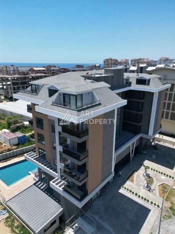 Готовая к проживанию квартира 1+1 с рассрочкой, 50 кв.м. Каргыджак, Алания - Ракурс 12