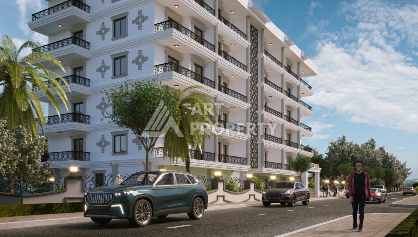 Готовые к проживанию квартиры 1+1 и дуплексы 2+1 в Махмутларе, 5 минут от моря - Ракурс 4