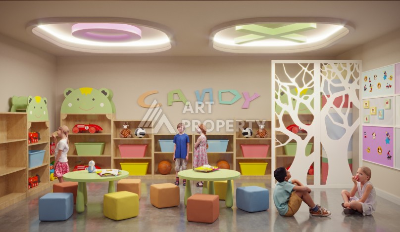 Готовые к проживанию квартиры 1+1 и дуплексы 2+1 в Махмутларе, 5 минут от моря - Ракурс 14