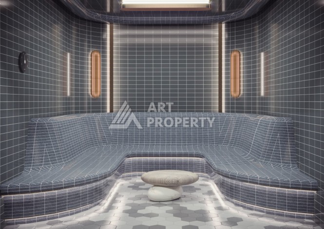 Готовые к проживанию квартиры 1+1 и дуплексы 2+1 в Махмутларе, 5 минут от моря - Ракурс 21