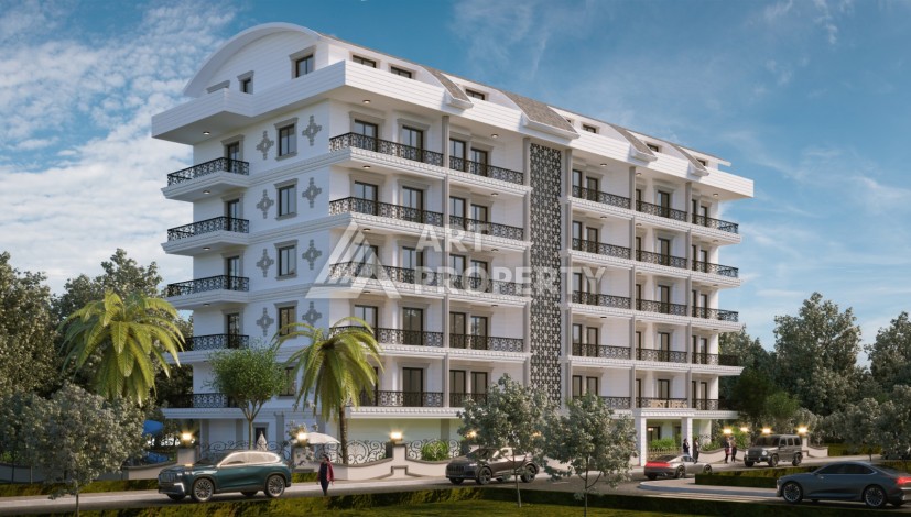 Готовые к проживанию квартиры 1+1 и дуплексы 2+1 в Махмутларе, 5 минут от моря - Ракурс 22