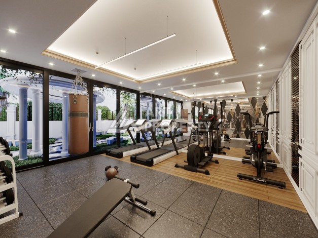 Современные квартиры 1+1 в новой резиденции от 53 до 60 кв.м. в центре Махмутлара - Ракурс 11