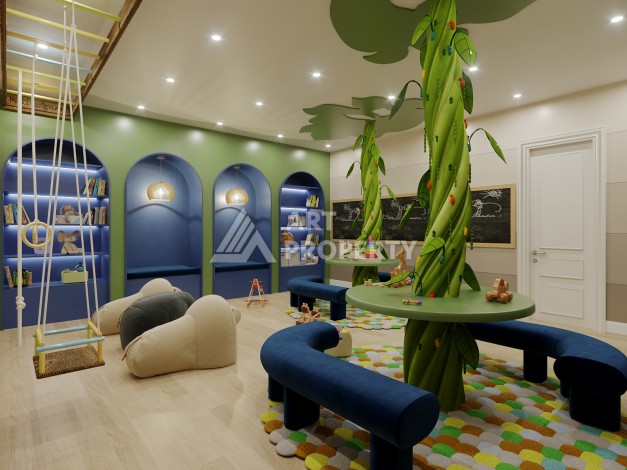 Современные квартиры 1+1 в новой резиденции от 53 до 60 кв.м. в центре Махмутлара - Ракурс 19