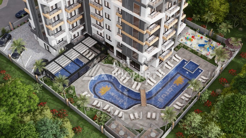 Современные квартиры 1+1 в центре Махмутлара, 50 кв.м. - Ракурс 13