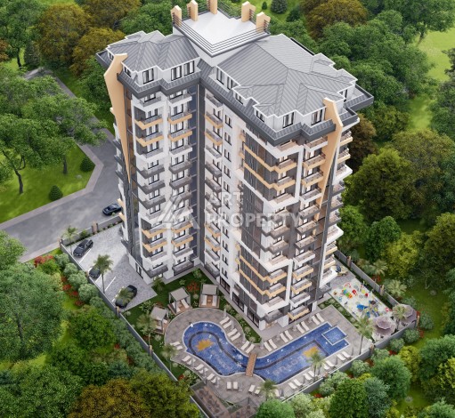 Современные квартиры 1+1 в центре Махмутлара, 50 кв.м. - Ракурс 22