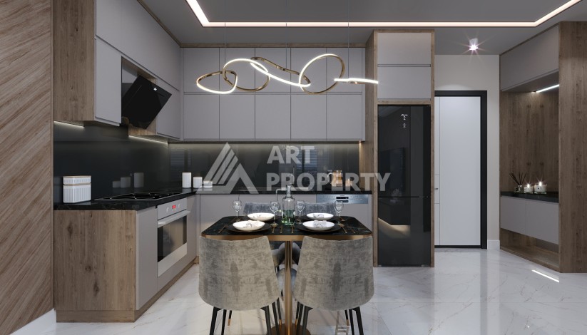 Современные квартиры 1+1 в центре Махмутлара, 50 кв.м. - Ракурс 23