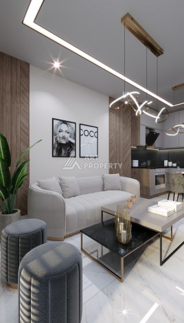 Современные квартиры 1+1 в центре Махмутлара, 50 кв.м. - Ракурс 24