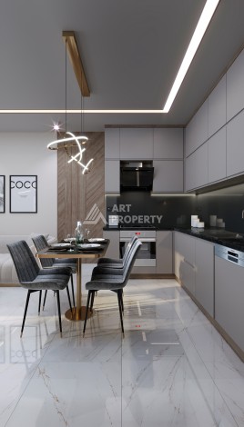 Современные квартиры 1+1 в центре Махмутлара, 50 кв.м. - Ракурс 25