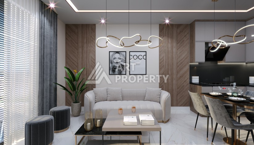 Современные квартиры 1+1 в центре Махмутлара, 50 кв.м. - Ракурс 27