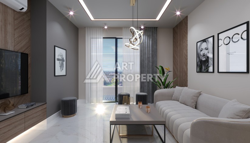 Современные квартиры 1+1 в центре Махмутлара, 50 кв.м. - Ракурс 28