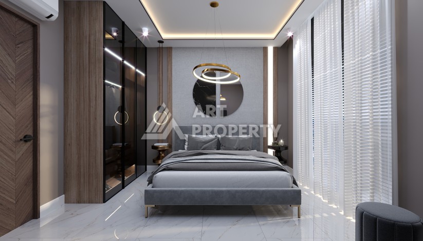 Современные квартиры 1+1 в центре Махмутлара, 50 кв.м. - Ракурс 33