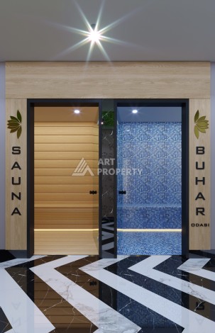 Современные квартиры 1+1 в центре Махмутлара, 50 кв.м. - Ракурс 43