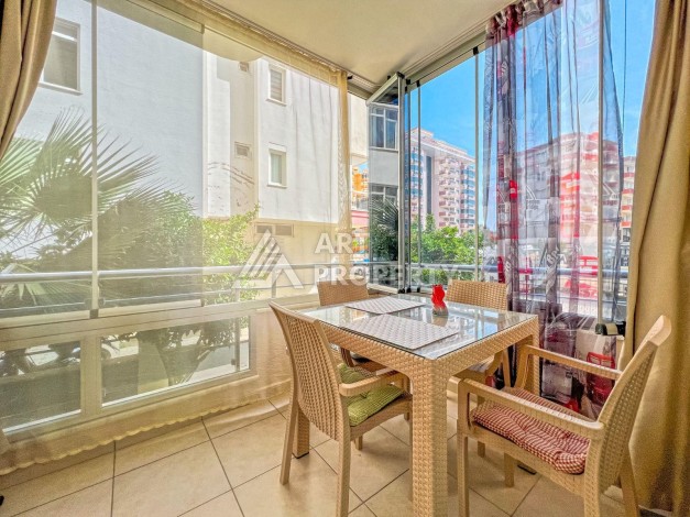 Уютная меблированная квартира 1+1 в 200 метрах от моря. Махмутлар, Алания - Ракурс 2