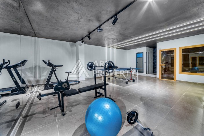 Однокомнатная квартира 1+1, новая резиденция, 60 кв.м. Махмутлар, Алания - Ракурс 22