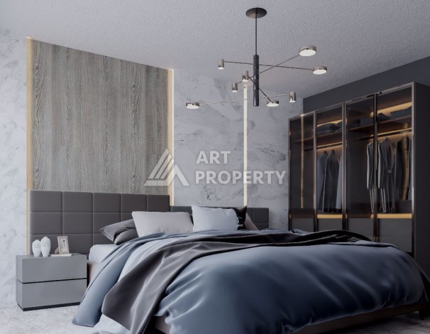 Вилла 4+1 с бассейном и гаражом, 230 кв.м. Тепе, Алания - Ракурс 21