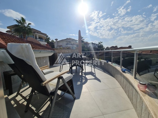 Вилла 3+1 с бассейном и гаражом, 290 кв.м. Каргыджак, Алания - Ракурс 27