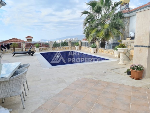 Вилла 3+1 с бассейном и гаражом, 290 кв.м. Каргыджак, Алания - Ракурс 65