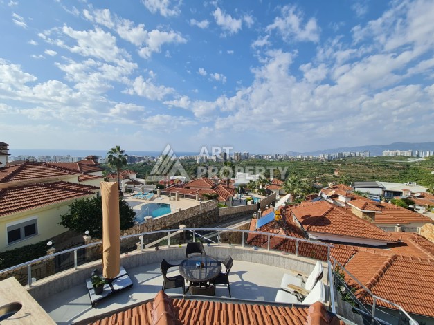 Вилла 3+1 с бассейном и гаражом, 290 кв.м. Каргыджак, Алания - Ракурс 70