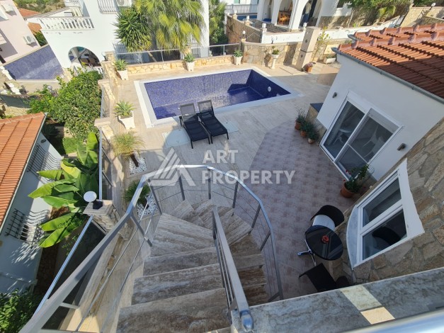 Вилла 3+1 с бассейном и гаражом, 290 кв.м. Каргыджак, Алания - Ракурс 76