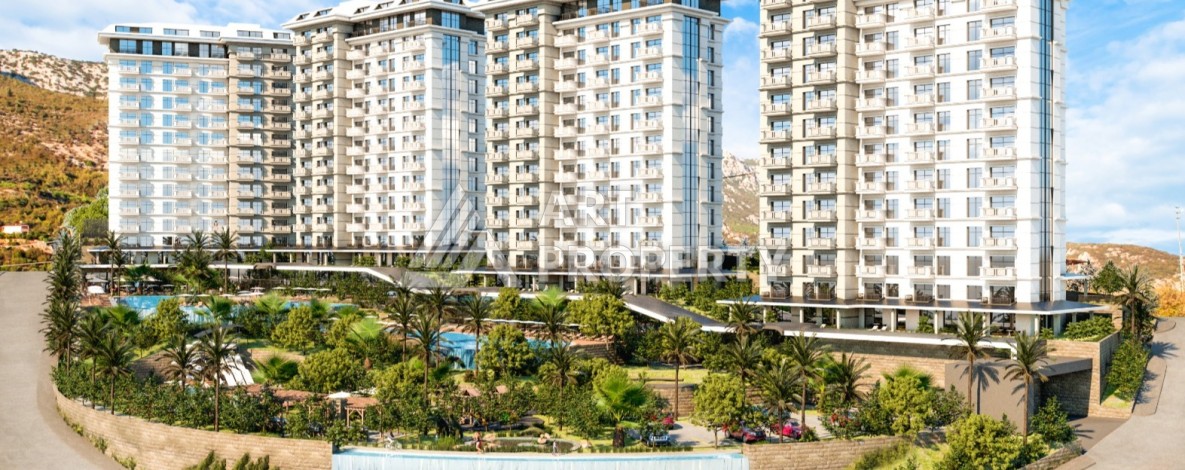 Квартиры 1+1, 2+1, 3+1 и 4+1 в резиденции люкс класса. Махмутлар, Алания - Ракурс 3