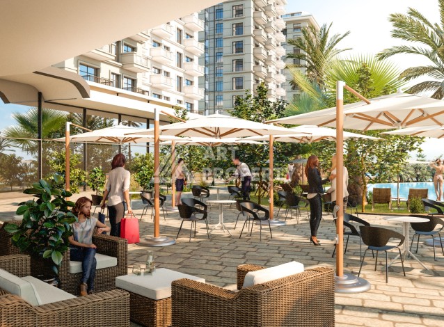 Квартиры 1+1, 2+1, 3+1 и 4+1 в резиденции люкс класса. Махмутлар, Алания - Ракурс 17