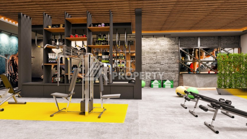 Квартиры 1+1, 2+1, 3+1 и 4+1 в резиденции люкс класса. Махмутлар, Алания - Ракурс 32