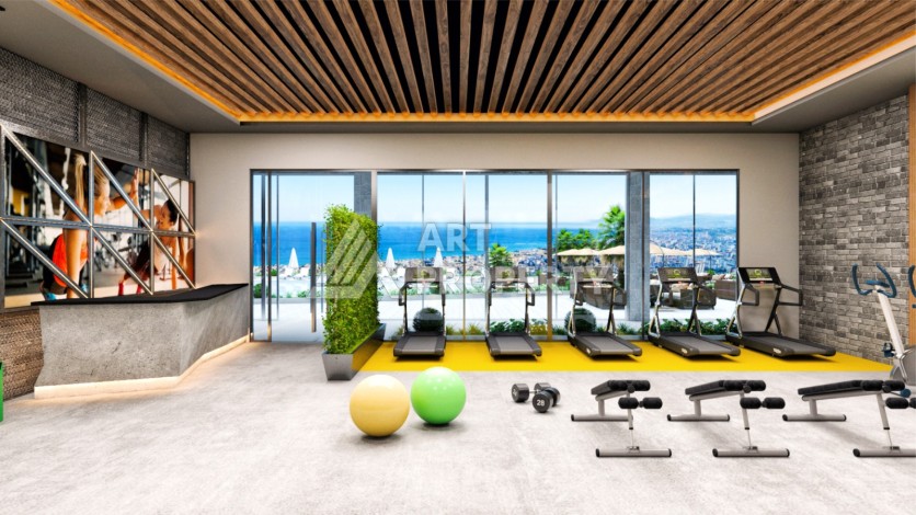 Квартиры 1+1, 2+1, 3+1 и 4+1 в резиденции люкс класса. Махмутлар, Алания - Ракурс 33