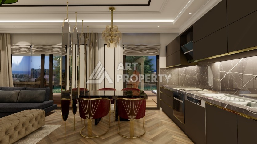 Квартиры 1+1, 2+1, 3+1 и 4+1 в резиденции люкс класса. Махмутлар, Алания - Ракурс 46