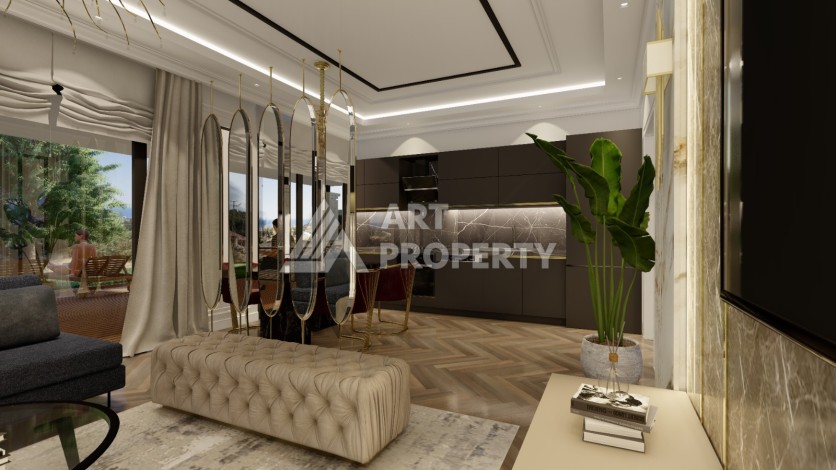 Квартиры 1+1, 2+1, 3+1 и 4+1 в резиденции люкс класса. Махмутлар, Алания - Ракурс 49