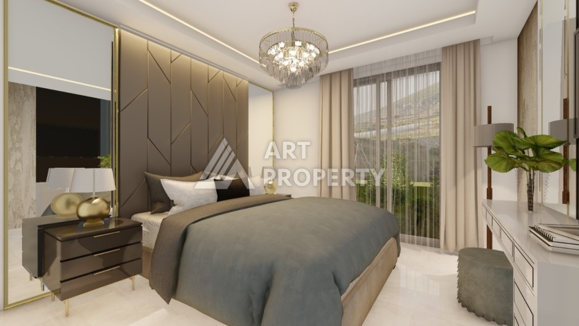 Квартиры 1+1, 2+1, 3+1 и 4+1 в резиденции люкс класса. Махмутлар, Алания - Ракурс 52