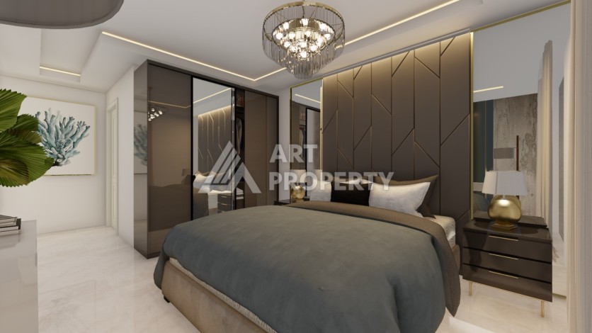 Квартиры 1+1, 2+1, 3+1 и 4+1 в резиденции люкс класса. Махмутлар, Алания - Ракурс 55