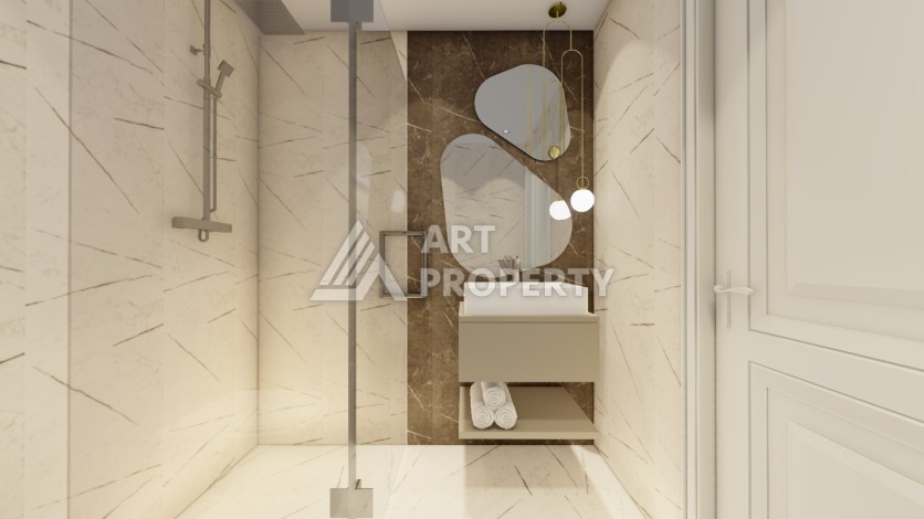 Квартиры 1+1, 2+1, 3+1 и 4+1 в резиденции люкс класса. Махмутлар, Алания - Ракурс 56