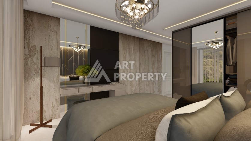 Квартиры 1+1, 2+1, 3+1 и 4+1 в резиденции люкс класса. Махмутлар, Алания - Ракурс 57