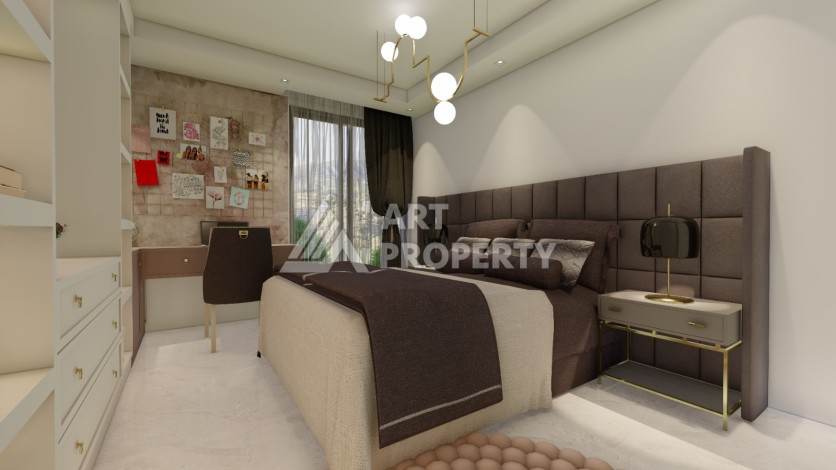 Квартиры 1+1, 2+1, 3+1 и 4+1 в резиденции люкс класса. Махмутлар, Алания - Ракурс 61