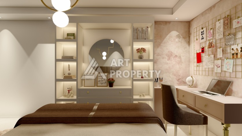 Квартиры 1+1, 2+1, 3+1 и 4+1 в резиденции люкс класса. Махмутлар, Алания - Ракурс 62