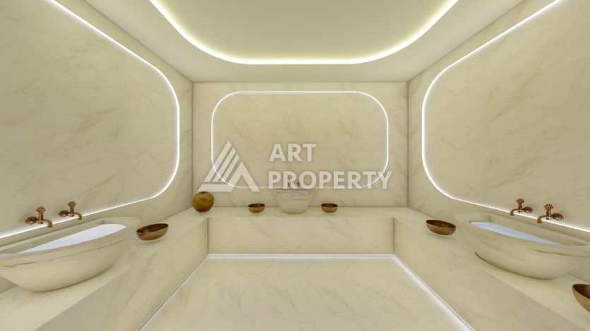 Квартиры 1+1, 2+1, 3+1 и 4+1 в резиденции люкс класса. Махмутлар, Алания - Ракурс 64