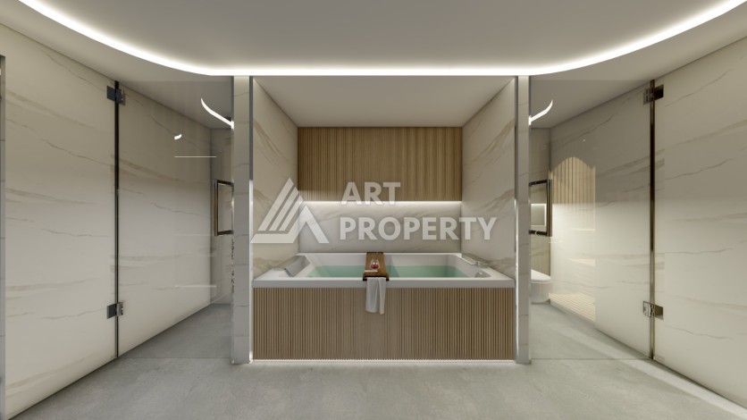 Квартиры 1+1, 2+1, 3+1 и 4+1 в резиденции люкс класса. Махмутлар, Алания - Ракурс 67