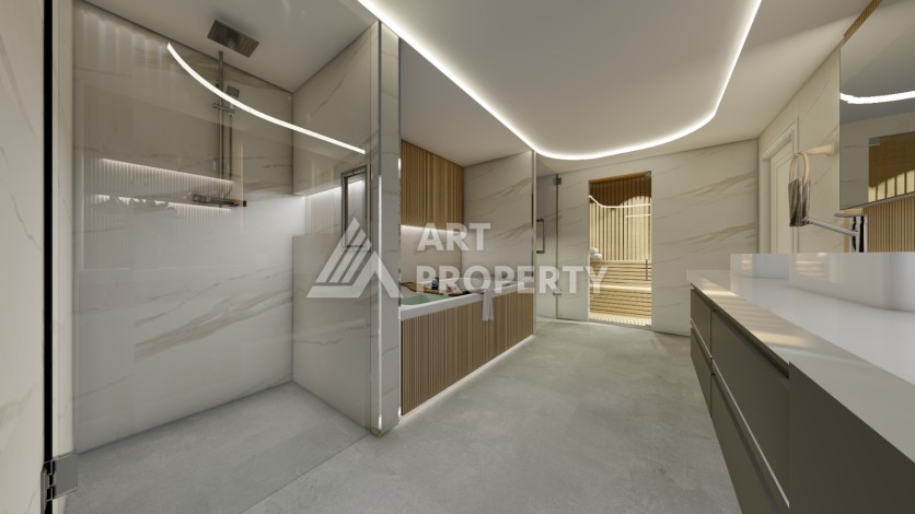 Квартиры 1+1, 2+1, 3+1 и 4+1 в резиденции люкс класса. Махмутлар, Алания - Ракурс 68