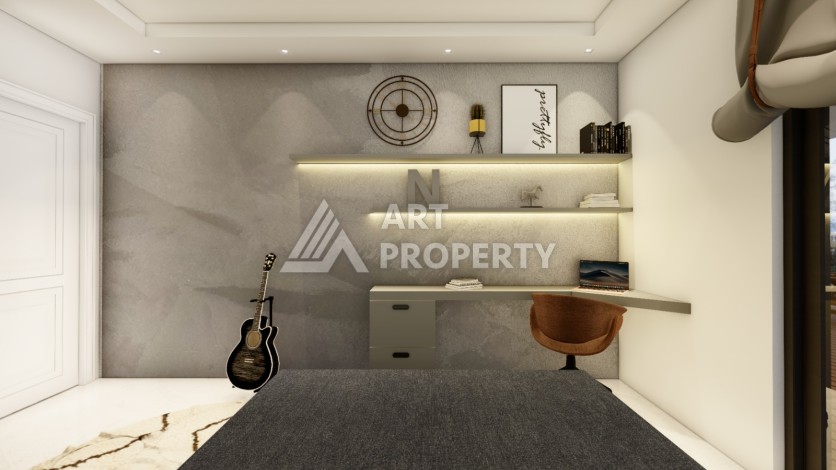 Квартиры 1+1, 2+1, 3+1 и 4+1 в резиденции люкс класса. Махмутлар, Алания - Ракурс 72