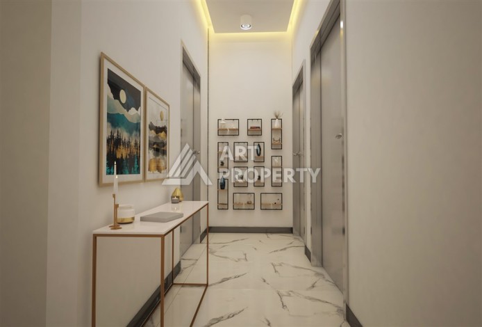 Резиденция с квартирами 1+1, дуплексами 2+1 и 3+1 в Махмутларе, от 50 до 133 кв.м. - Ракурс 24