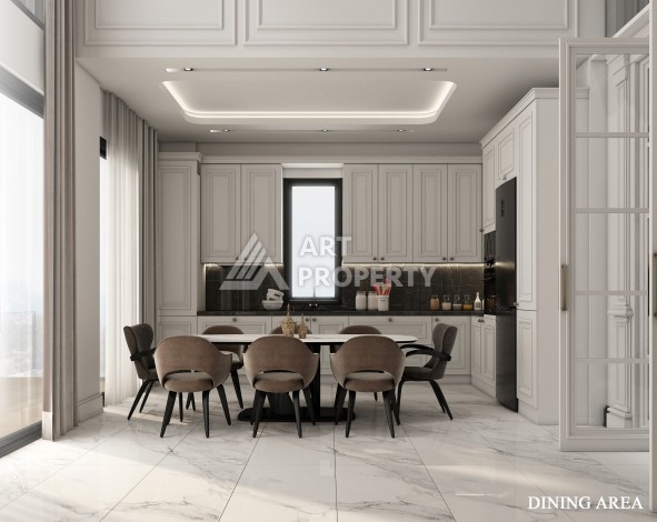 Роскошные виллы 4+1 с личным бассейном и гаражом в районе Каргыджак, 339 – 365 кв.м. - Ракурс 13