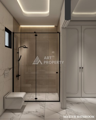 Роскошные виллы 4+1 с личным бассейном и гаражом в районе Каргыджак, 339 – 365 кв.м. - Ракурс 18