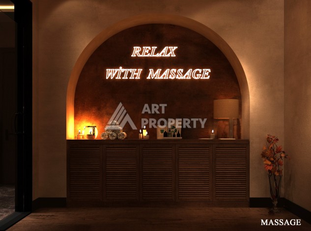 Роскошные виллы 4+1 с личным бассейном и гаражом в районе Каргыджак, 339 – 365 кв.м. - Ракурс 25