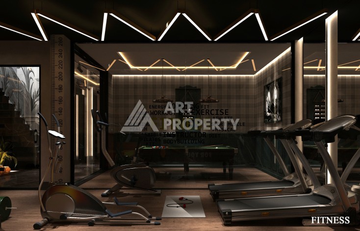 Роскошные виллы 4+1 с личным бассейном и гаражом в районе Каргыджак, 339 – 365 кв.м. - Ракурс 29