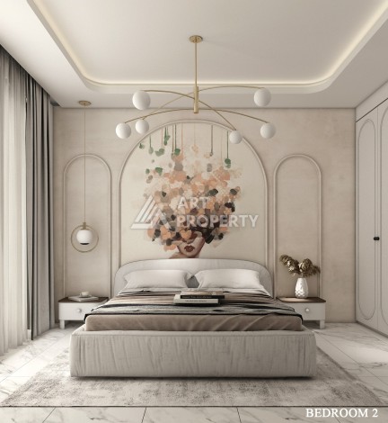 Роскошные виллы 4+1 с личным бассейном и гаражом в районе Каргыджак, 339 – 365 кв.м. - Ракурс 41