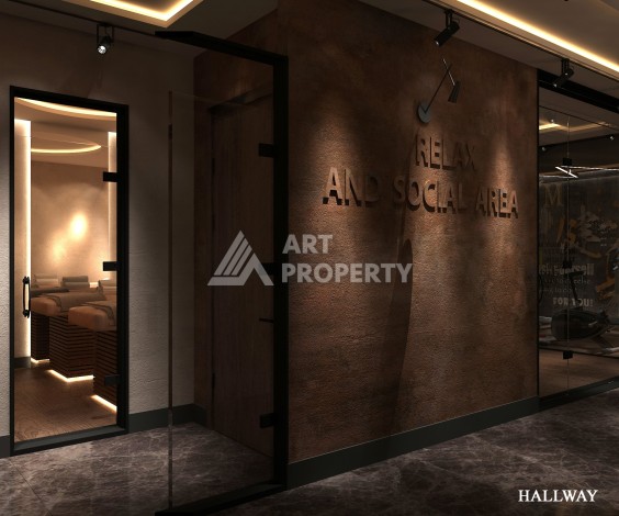 Роскошные виллы 4+1 с личным бассейном и гаражом в районе Каргыджак, 339 – 365 кв.м. - Ракурс 43